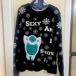 Spencer’s Sexy and I Snow It Sweater